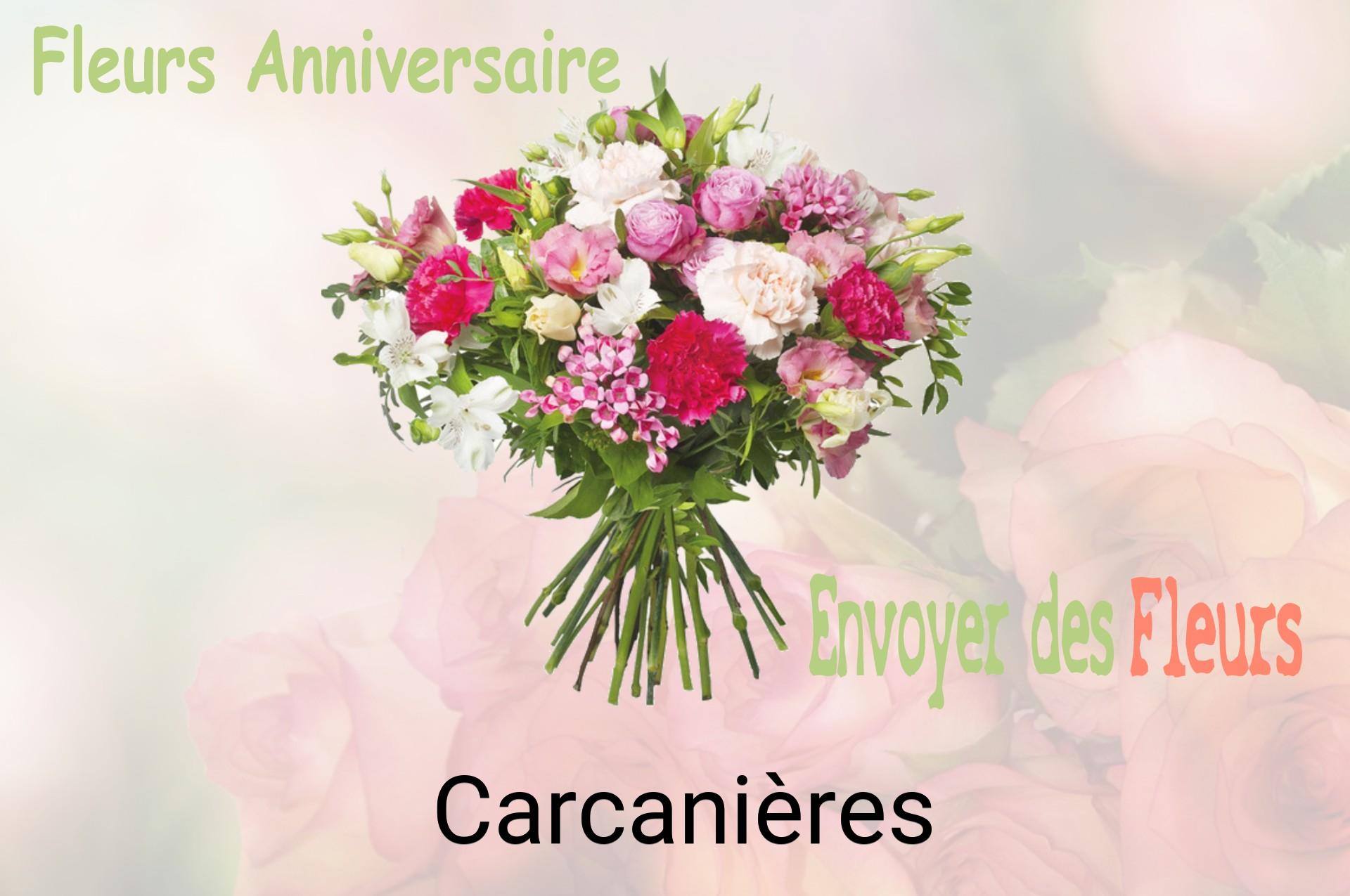 Bouquet de fleurs d’anniversaire livré à Carcanières